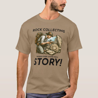 T-shirt Paleontologist Ancient Fossils Rock Collecting boy