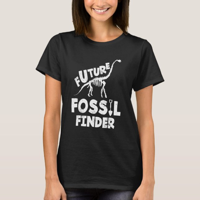 T-shirt Paléontologue de recherche de fossiles futurs (Devant)