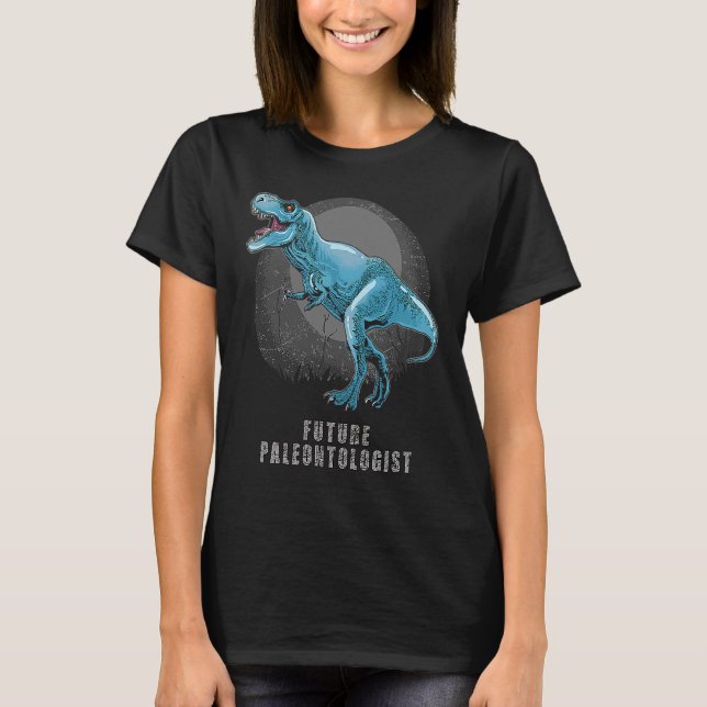 T-shirt Paléontologue Futur Dinosaure Explorer filles garç (Devant)
