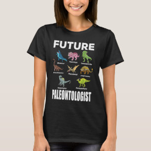 T-shirt Paléontologue futur Dinosaures Fossiles Paléontol