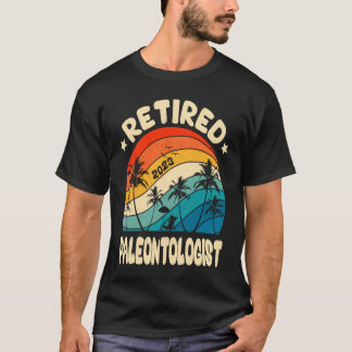 T-shirt Paléontologue retraité Retraité Retraité Retraite