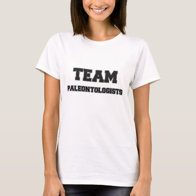 T-shirt Paléontologues d'équipe (Devant)