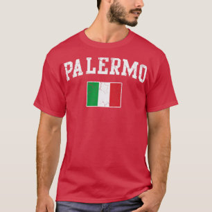 T-shirt Palerme Italie Drapeau Italie Vintage italienne