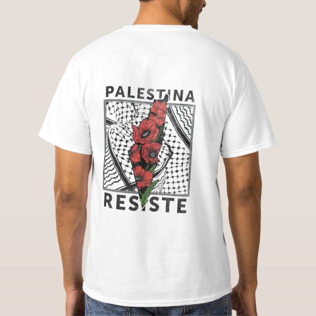 T-Shirt Palestina Résiste (Dos)