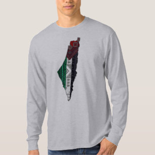 T-shirt Palestine Broderie tatreez drapeau Motif gratuit