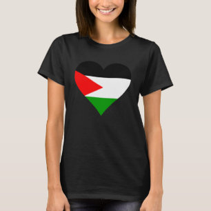 T-shirt Palestine Drapeau Coeur Palestine Dons Amour Pales