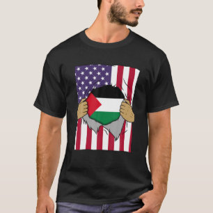 T-shirt Palestine Drapeau intérieur de moi Accueil Palesti