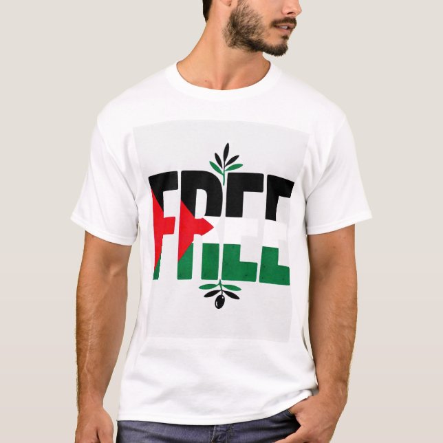 T-shirt PALESTINE GRATUIT (Devant)
