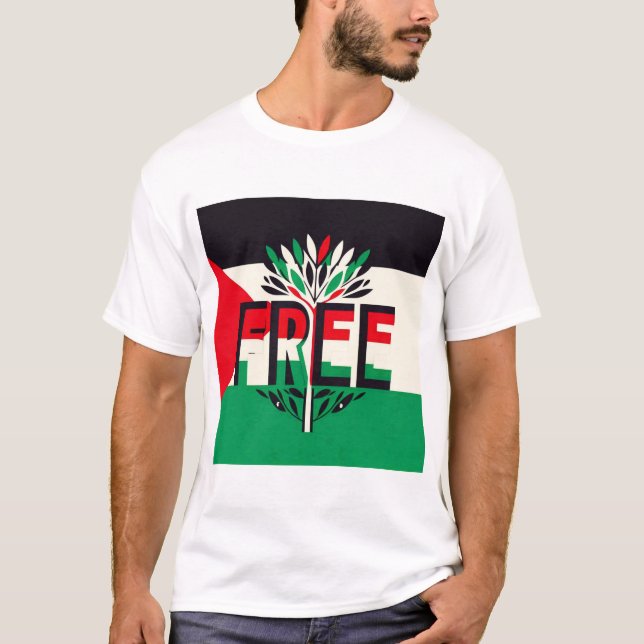 T-shirt PALESTINE GRATUIT (Devant)