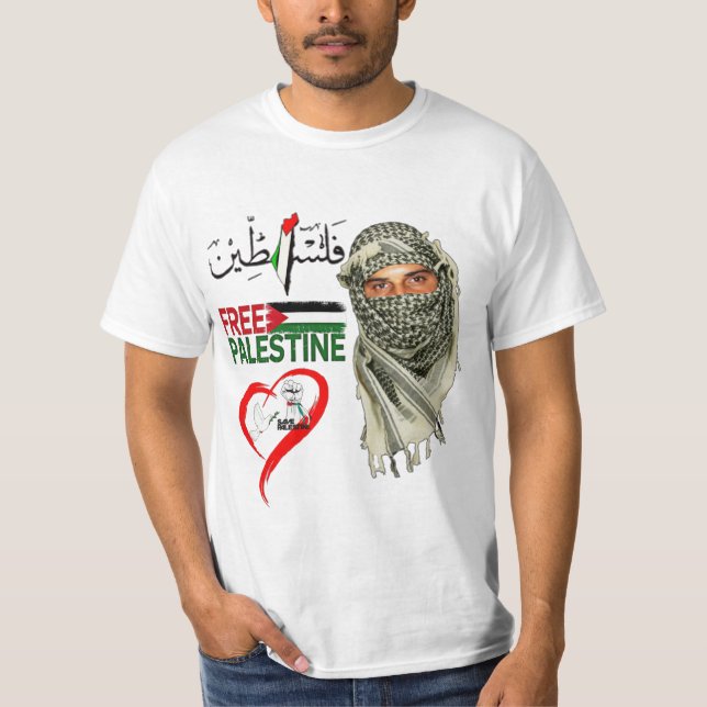 T-shirt Palestine Gratuit (Devant)
