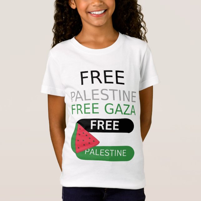 T-Shirt palestine libre (Devant)