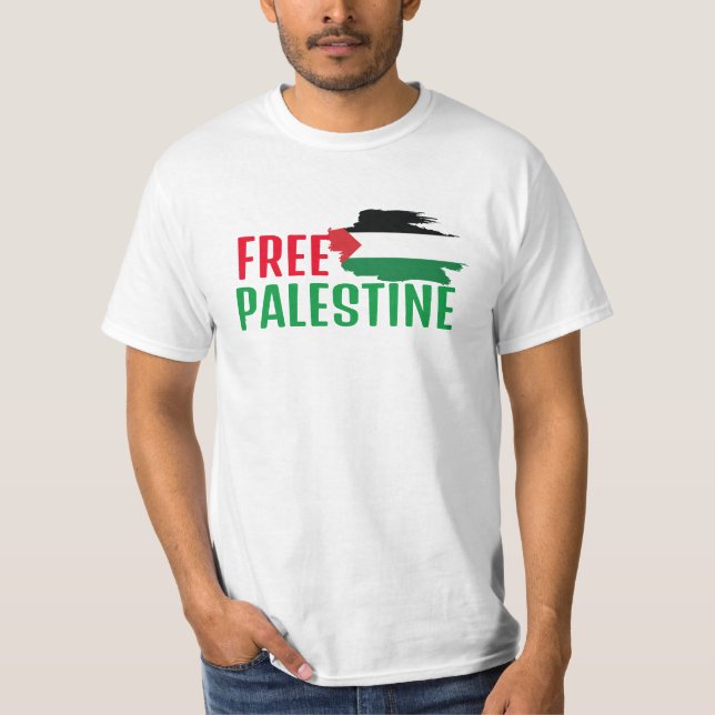 T-SHIRT PALESTINE LIBRE (Devant)