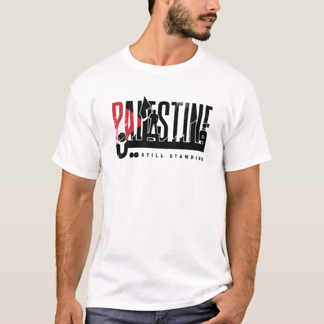 T-shirt palestine toujours debout (Devant)