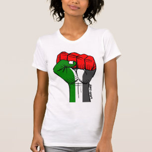 T-shirt palestinien de poing de Carlos Latuff