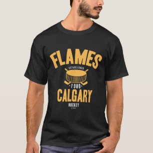 T-shirt Palet de hockey Flames de Calgary sous licence off