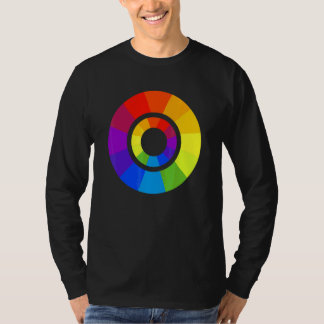 T-shirt Palette de Couleurs Cercle Peinture Professeur de