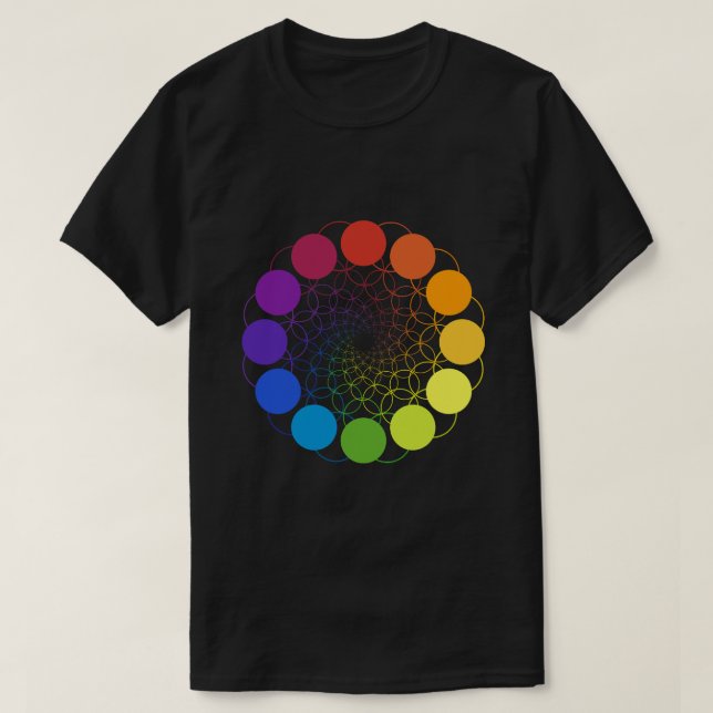 T-shirt Palette de couleurs Peinture d'art pour peintre Ar (Design devant)