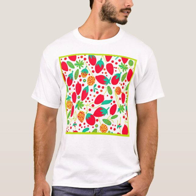 T-shirt Palette de fruits Vivid Motif (Devant)