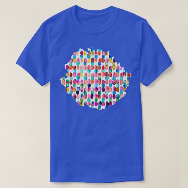 T-shirt Palette de points d'artiste (Design devant)