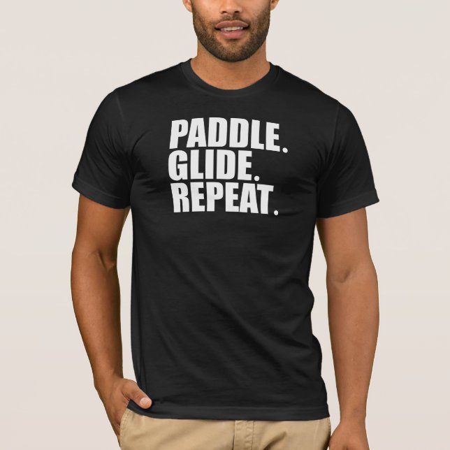 T-shirt Palette. Glide. Recommencer. Canoë (Devant)
