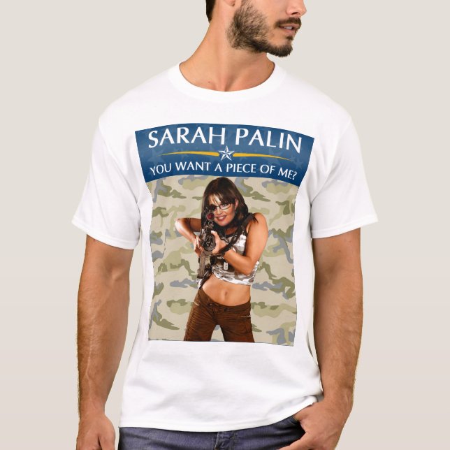 T-shirt Palin 2012 - Vous voulez un morceau de moi ? (Devant)