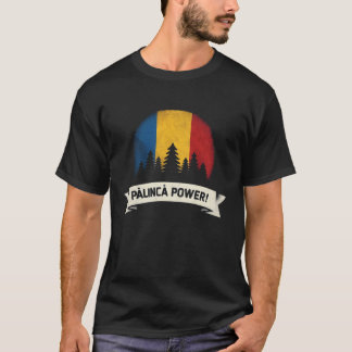 T-shirt Palinca power - tricolor flag colombe