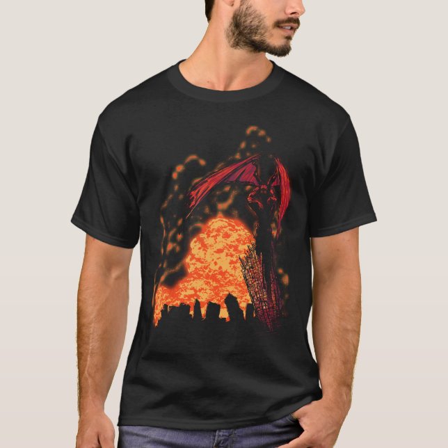 T-shirt Palindrome de démon (Devant)