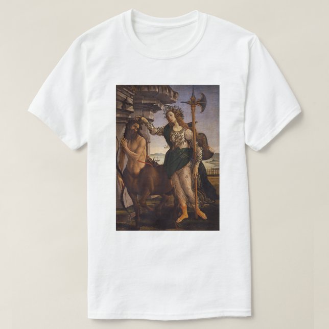 T-shirt Pallas et Centaur par Botticelli (Design devant)
