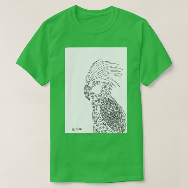 T-shirt Palm Parrot (Design devant)