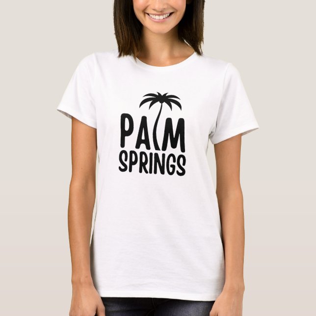 T-shirt Palm Springs (Devant)
