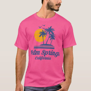 T-shirt Palm Springs California CA State Home City Tourist