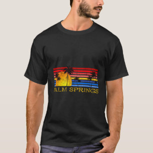 T-shirt Palm Springs Californie Palm Trees