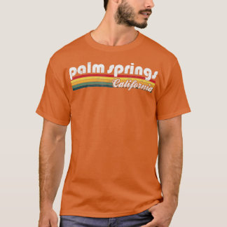 T-shirt Palm Springs Californie Vintage les années 70 80s 