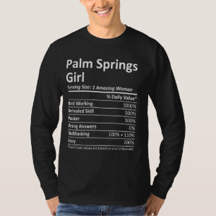 T-shirt Palm Springs Girl Fl Florida Funny City Home Roots