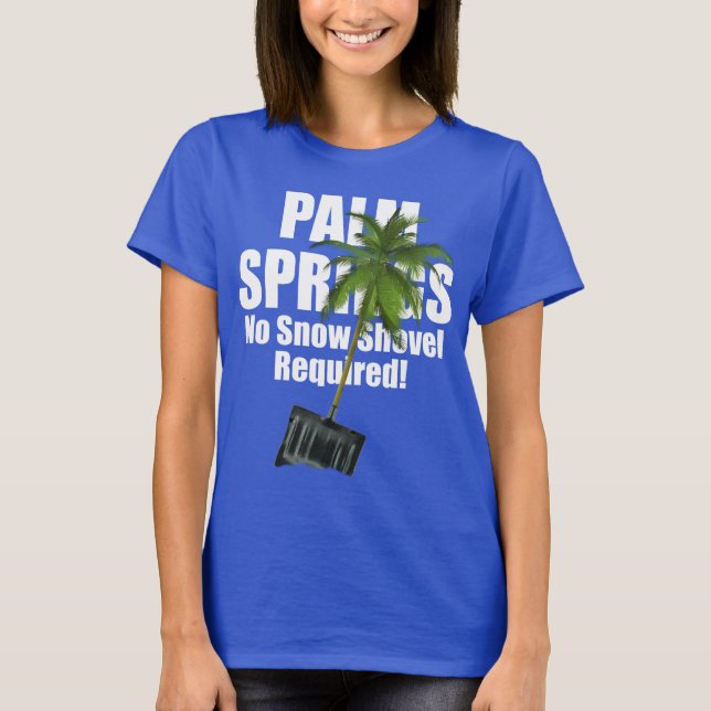 T-shirt Palm Springs - la Californie (Devant)