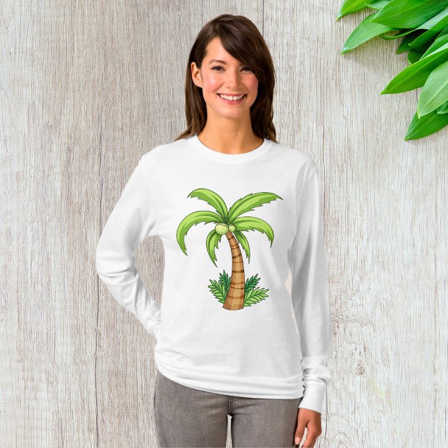 T-shirt Palm Tree Beach Tropical et Ile Vibes (Créateur téléchargé)