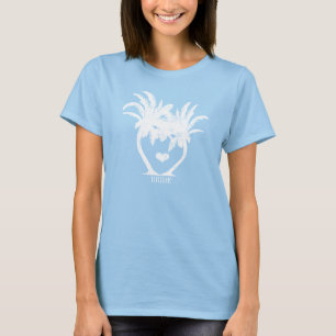 T-shirt Palm Tree Beach Wedding