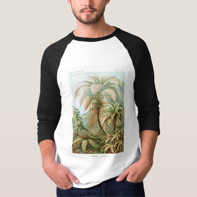 T-shirt Palm Tree Ernst Haeckel (Devant)