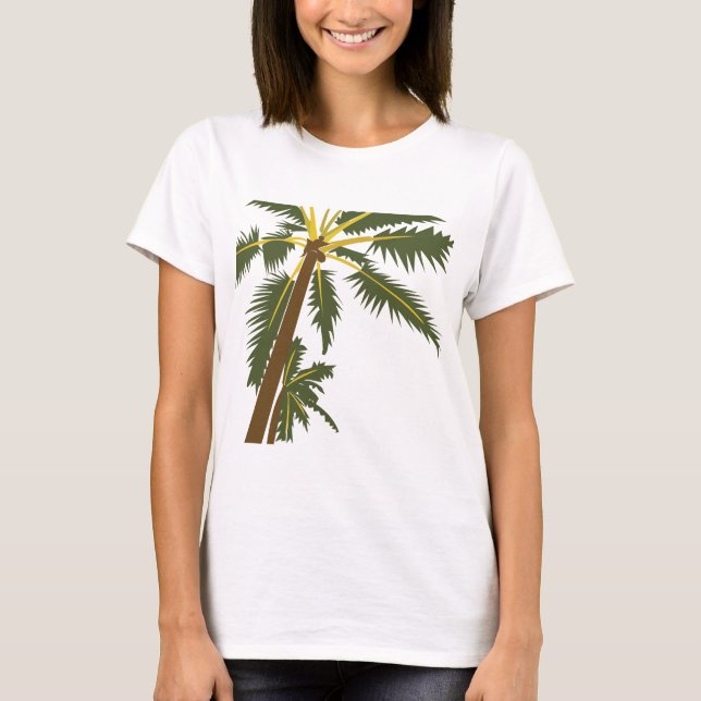 T-shirt Palm Tree Tropical (Devant)