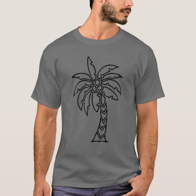 T-shirt Palm Tree Tropical (Devant)