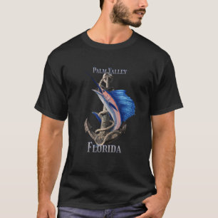 T-shirt Palm Valley Floride Espadon Marlin Pêche Océane