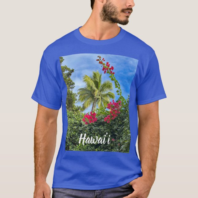 T-shirt Palme de noix de coco hawaïenne (Devant)