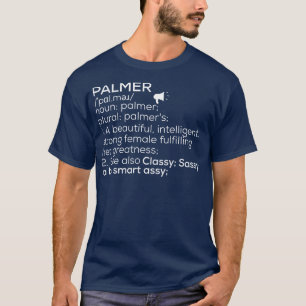 T-shirt Palmer Nom Palmer Définition Palmer Femme Nom P