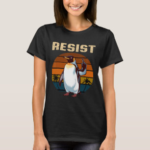 T-shirt Palmes de pingouin levées résistent aux drôles de 
