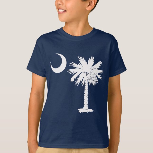 T-shirt Palmetto blanc (Devant)