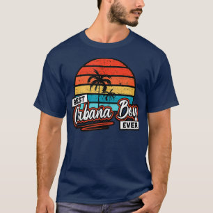 T-shirt Palmier Coucher De Soleil Coloré Meilleur Cabana G