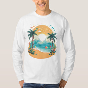 T-shirt Palmier de Sun Beach