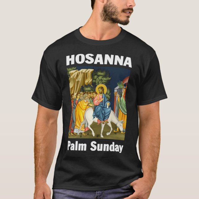 T-shirt Palmier dimanche Hosanna au Fils de David 6 (Devant)