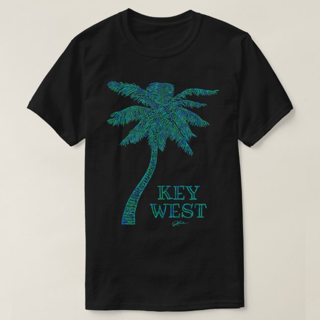 T-shirt Palmier Key West Florida (Design devant)