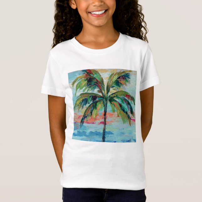 T-Shirt Palmier tropical 2 de | (Devant)